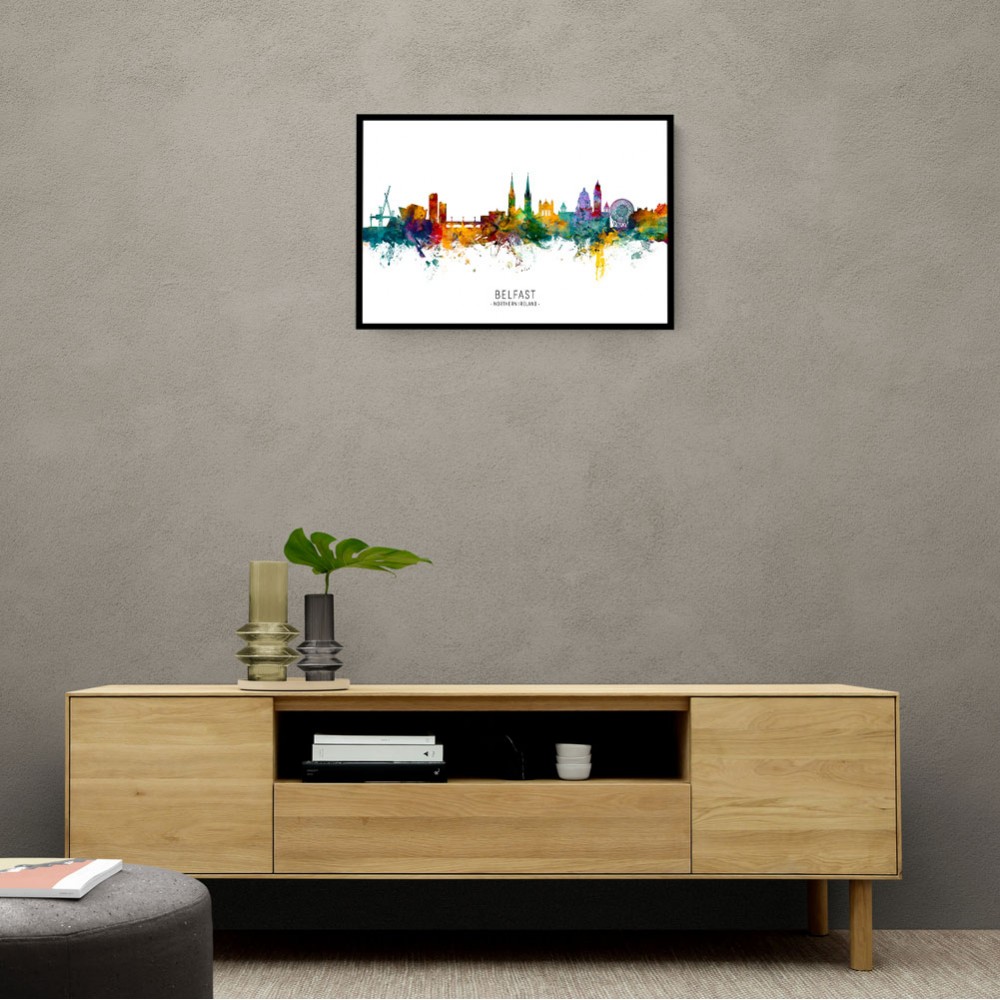 Belfast Northern Ireland Skyline Wall Art